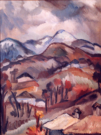 Roman Petrovic - Jesenji pejsaz -ulje